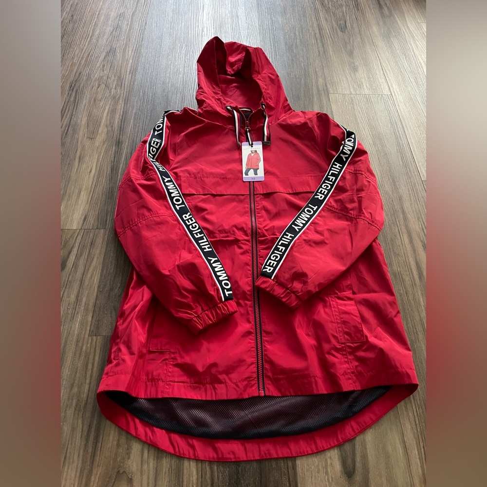 Tommy Hilfiger Vibrant Red Hooded Jacket